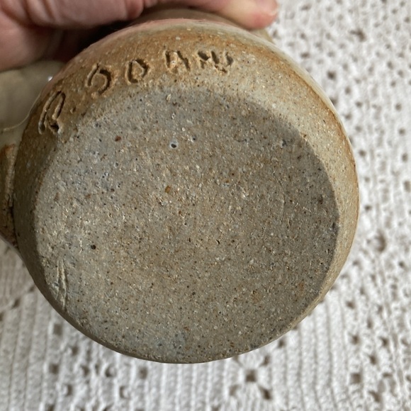 Mountain High Pottery new clay handmade mug Idaho floral natural - Picture 4 of 8